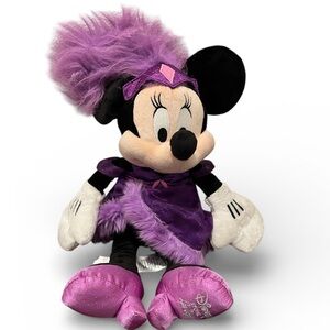 Disney Store Las Vegas Halloween Minnie Mouse Showgirl 18” Plush Stuffed Toy